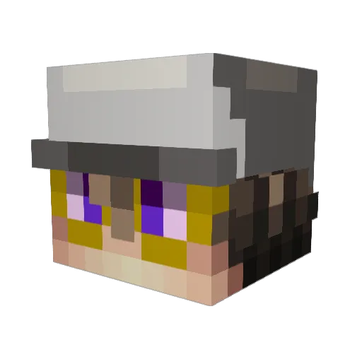 diablorojo07 Minecraft avatar head, 3D render