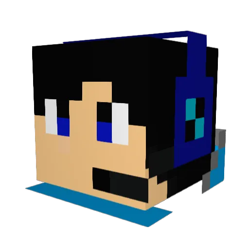 diamant0015 Minecraft avatar head, 3D render
