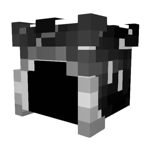 diamdem Minecraft avatar head, 3D render