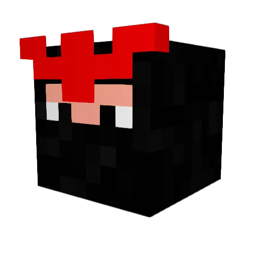 diamm Minecraft avatar head, 3D render