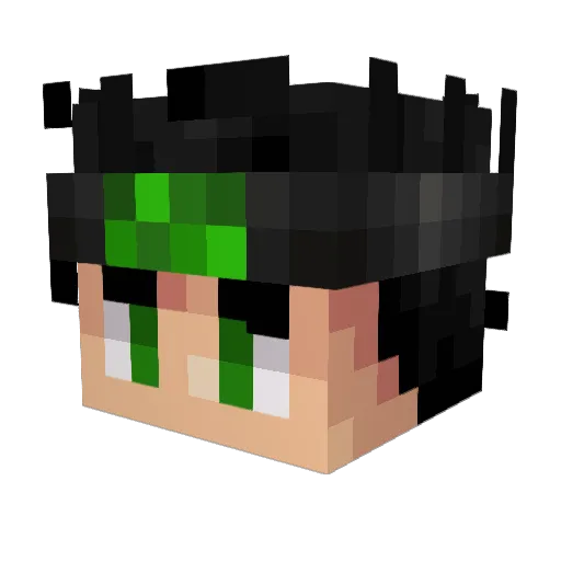 diamond0840 Minecraft avatar head, 3D render