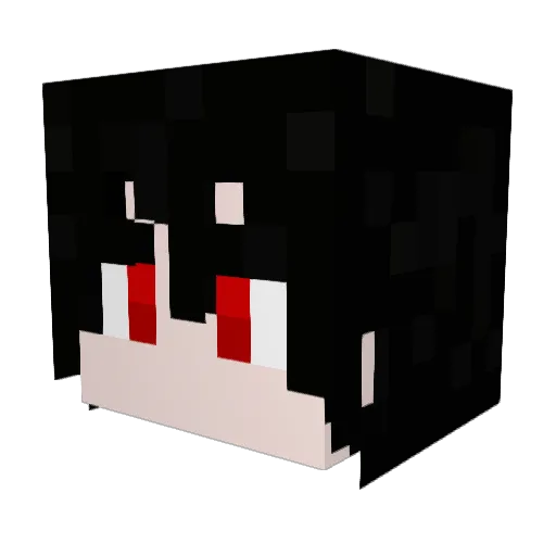 diamond_cut Minecraft avatar head, 3D render