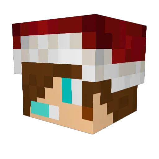 diamond_lord11 Minecraft avatar head, 3D render