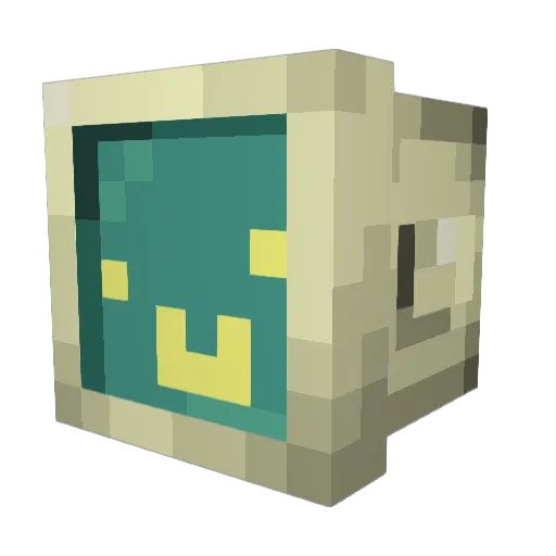 diamond_pixles Minecraft avatar head, 3D render