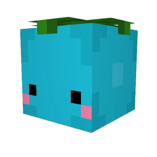 diamondan08 Minecraft avatar head, 3D render
