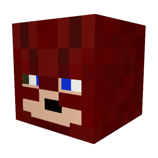 diamondblack37 Minecraft avatar head, 3D render