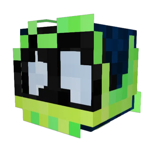 diamondblaze11 Minecraft avatar head, 3D render