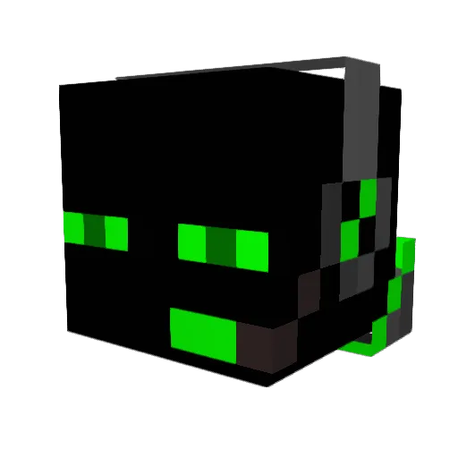 diamondboy1222 Minecraft avatar head, 3D render