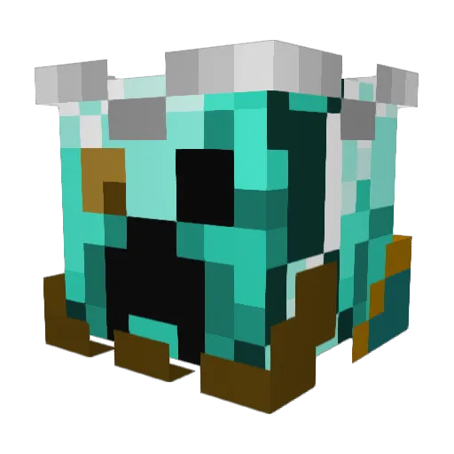 diamondcreeper69 Minecraft avatar head, 3D render