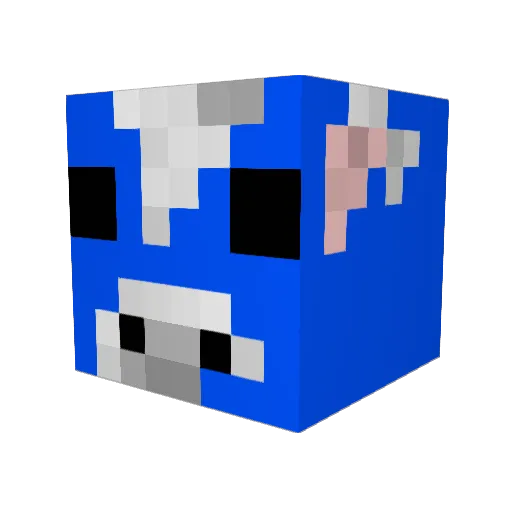 diamondcreeper99 Minecraft avatar head, 3D render