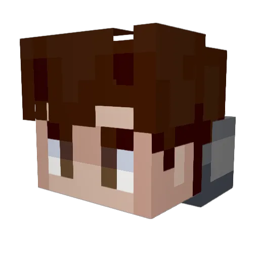 diamonddev__ Minecraft avatar head, 3D render