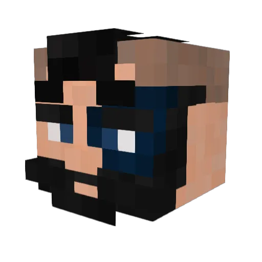 diamondeater2009 Minecraft avatar head, 3D render