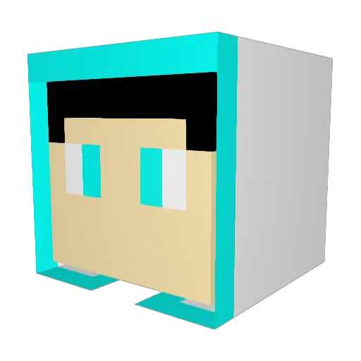 diamondhunter706 Minecraft avatar head, 3D render