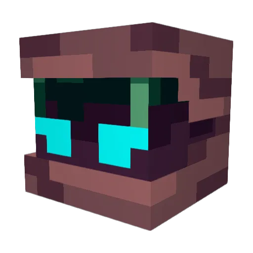 diamondj Minecraft avatar head, 3D render