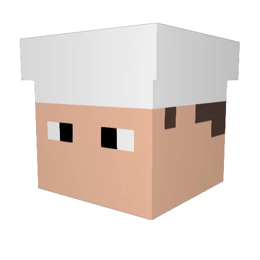 diamondlord641 Minecraft avatar head, 3D render