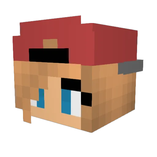 diamondshunter12 Minecraft avatar head, 3D render
