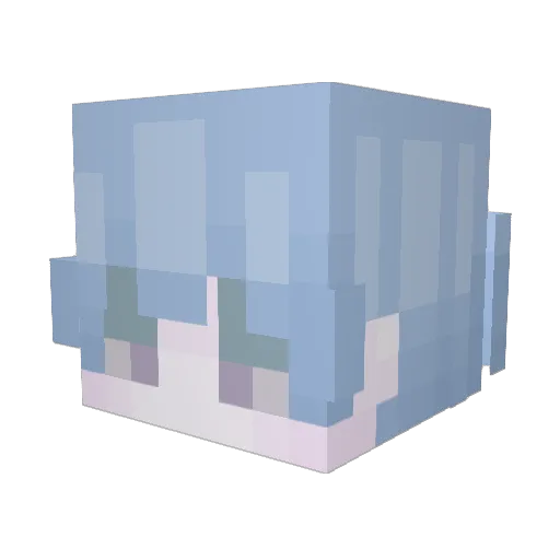 diamondspdr Minecraft avatar head, 3D render