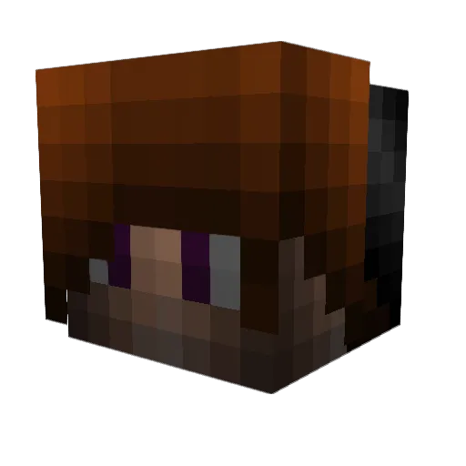 diamondsword72 Minecraft avatar head, 3D render