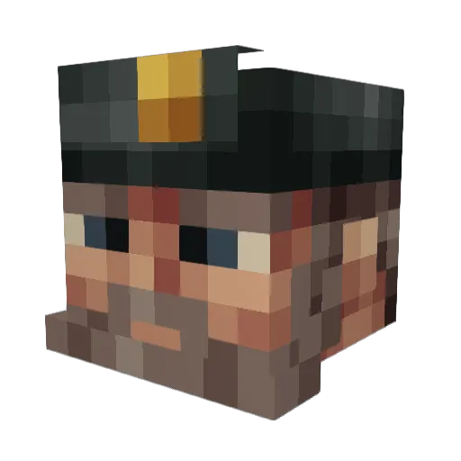 diamondswordd101 Minecraft avatar head, 3D render