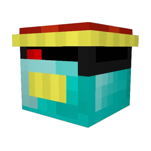 diamondtommy Minecraft avatar head, 3D render