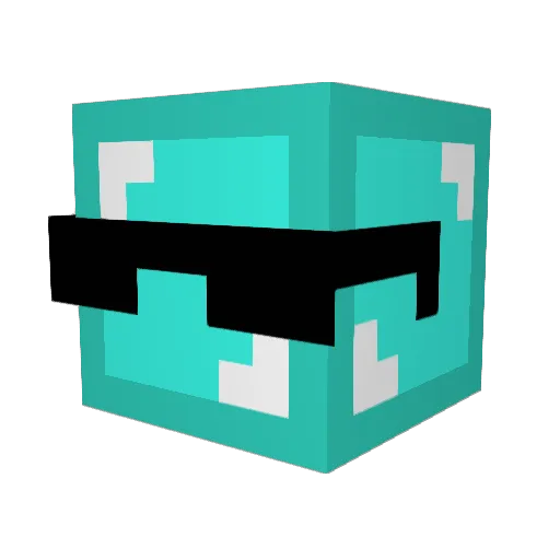 diamondturkey00 Minecraft avatar head, 3D render