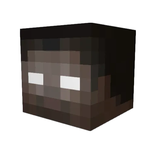 diamondvortex Minecraft avatar head, 3D render