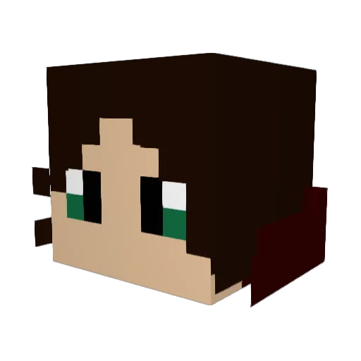 diamondxy3 Minecraft avatar head, 3D render