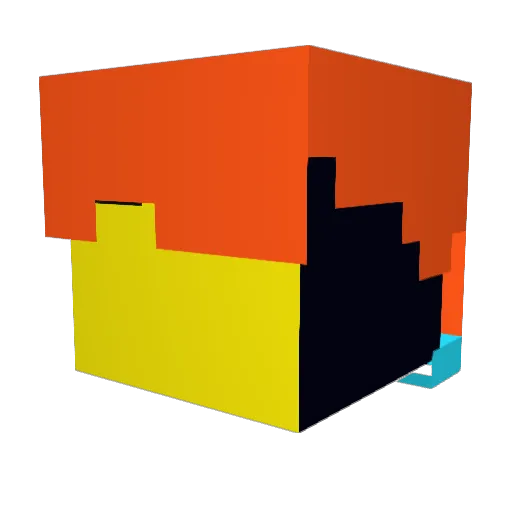 diana338 Minecraft avatar head, 3D render