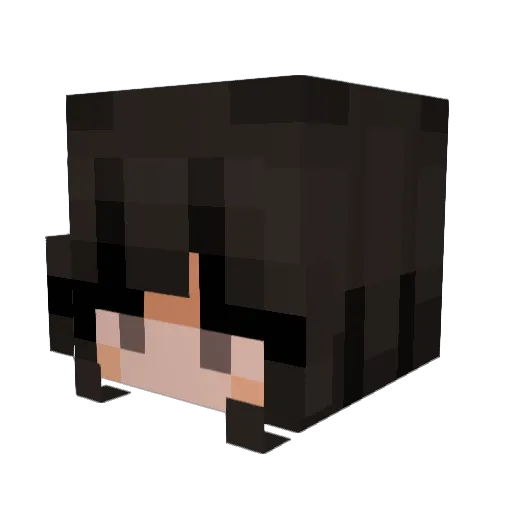 dianarrhea Minecraft avatar head, 3D render