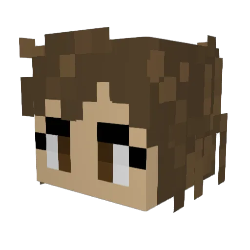 dianeg555 Minecraft avatar head, 3D render