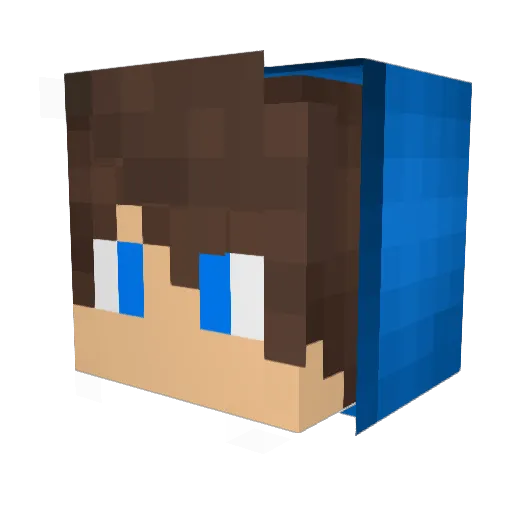 dians1s Minecraft avatar head, 3D render