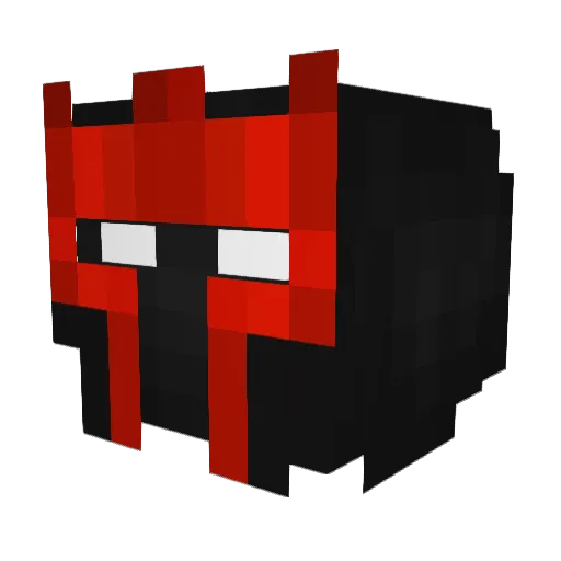 dibb Minecraft avatar head, 3D render