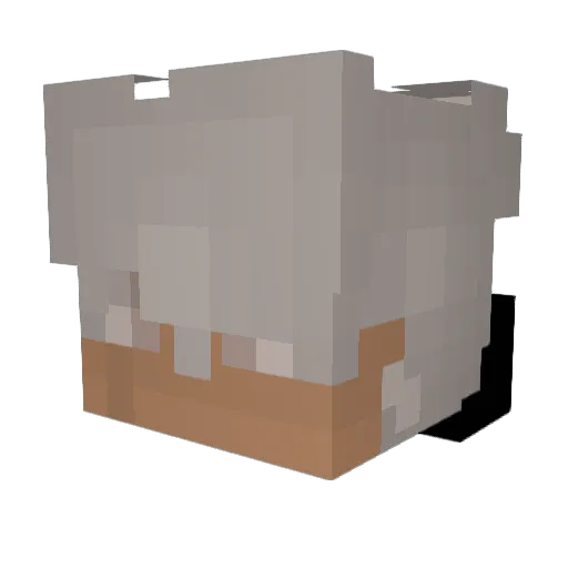 dice9598 Minecraft avatar head, 3D render