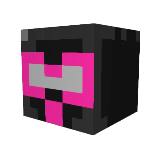 dice_text Minecraft avatar head, 3D render