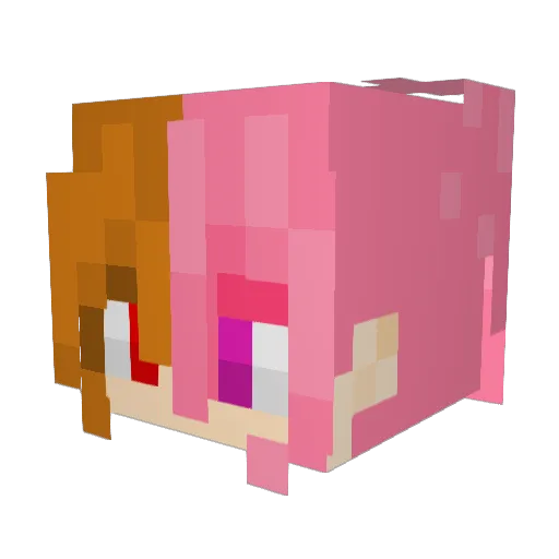 did_d Minecraft avatar head, 3D render