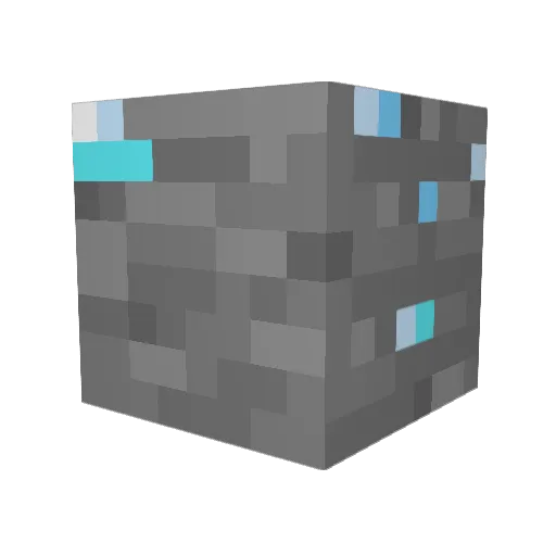 didditk Minecraft avatar head, 3D render