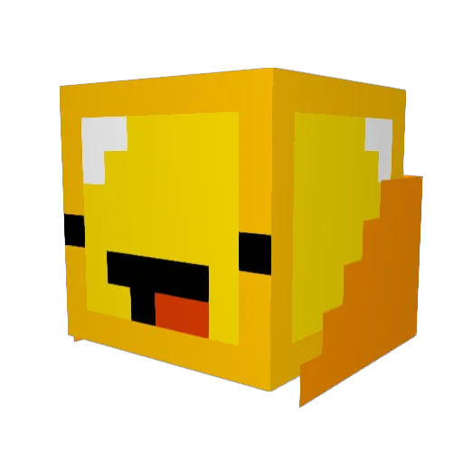 diddydupeyz Minecraft avatar head, 3D render