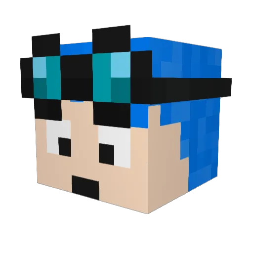 diddyepsteinblud Minecraft avatar head, 3D render