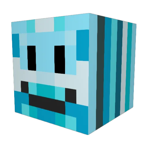 didigoul Minecraft avatar head, 3D render