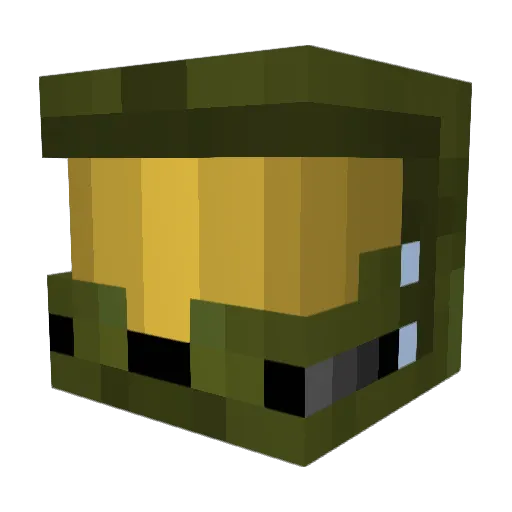 didiwang Minecraft avatar head, 3D render