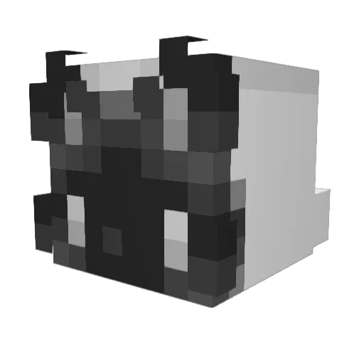 didj7 Minecraft avatar head, 3D render
