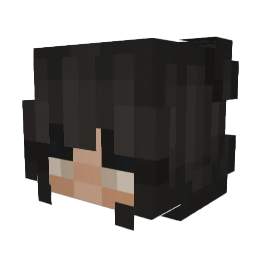 didkopitko Minecraft avatar head, 3D render
