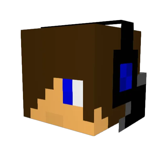 dido_ksa Minecraft avatar head, 3D render
