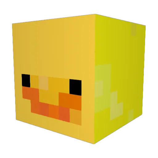 didyisme67 Minecraft avatar head, 3D render