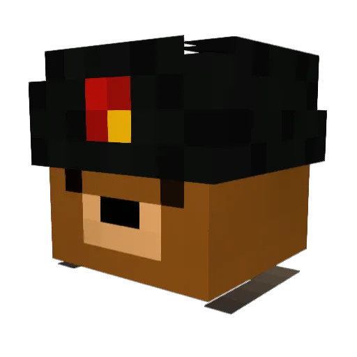 die0815suppe08 Minecraft avatar head, 3D render