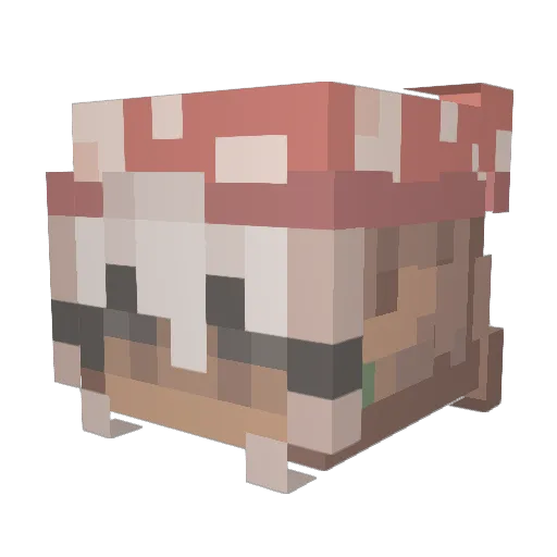 die184 Minecraft avatar head, 3D render