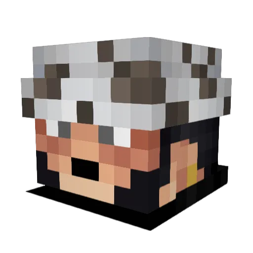 die4shayne Minecraft avatar head, 3D render