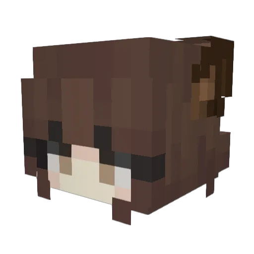 dieElke Minecraft avatar head, 3D render