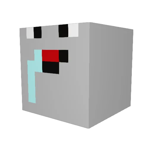 diePRISEsalz Minecraft avatar head, 3D render