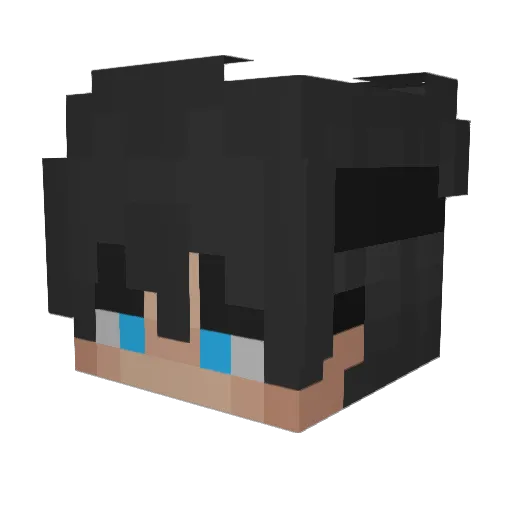 die_ICEfrucht Minecraft avatar head, 3D render